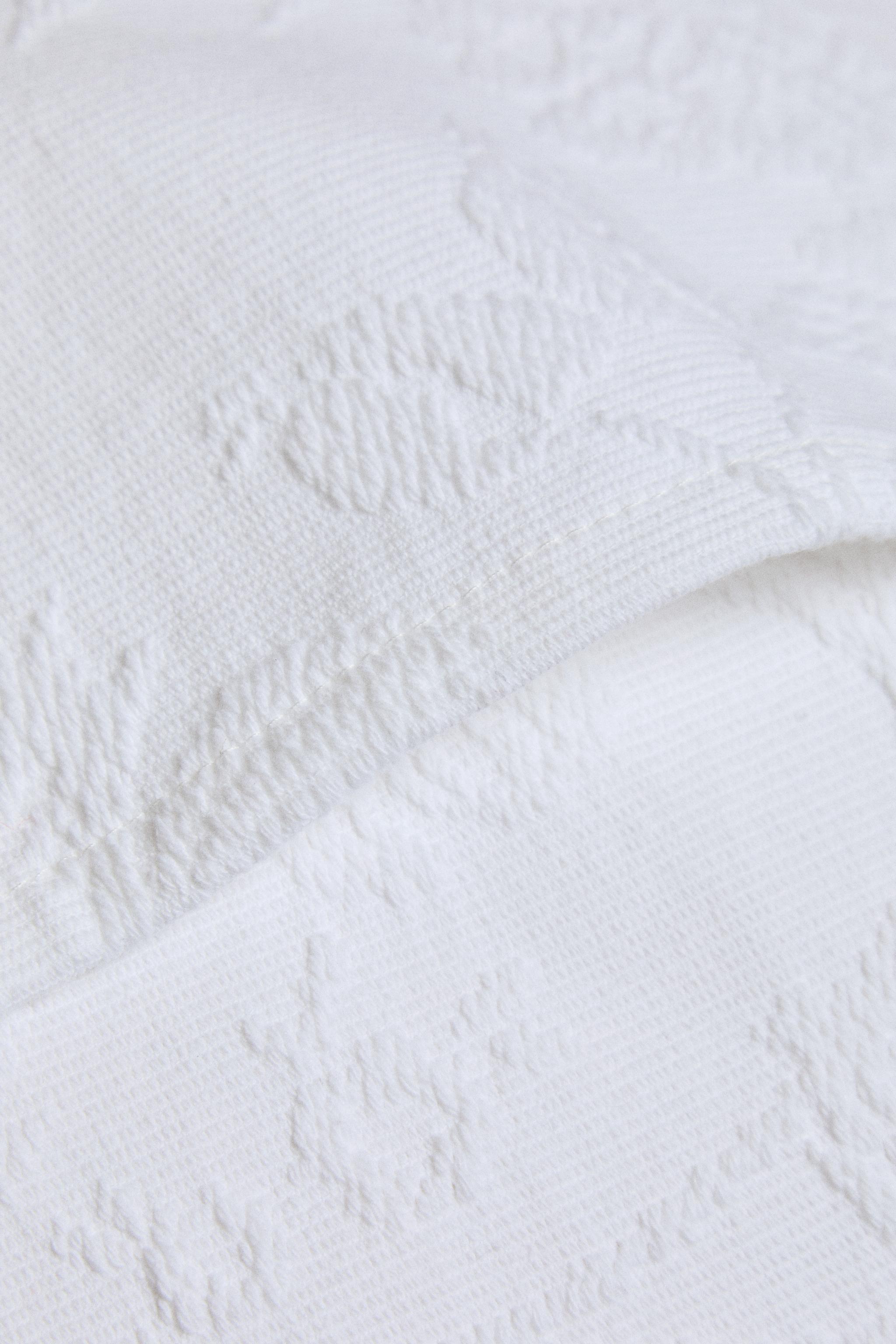HOUSSE DE COUSSIN COTON JACQUARD
